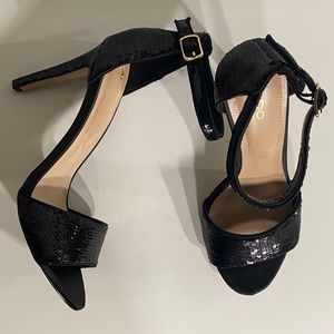 Pre-owned BLACK ALDO dress heels